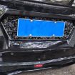 Blue Forged Gold Foil Carbon Fiber License Frame for Corvette C8 2020+ - 4