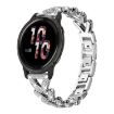 20mm Twist Diamond Metal Band for Garmin Venu/Sq/Sq2 (Silver) - 1