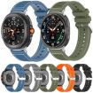 Samsung Galaxy Watch 8/8 Classic Hybrid Nylon Silicone Band Black - 3