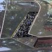 Gold Foil Carbon Fiber Roof Camera Stickers for Corvette C8 (6pcs) - 4