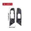 Gold Foil Carbon Fiber Window Stickers for Corvette C8 2020+ - 2