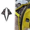 Forged Gold Foil Carbon Fiber Door Stickers for Corvette C8 2020+ - 1