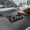 Forged Red Carbon Fiber Passenger Seat Sticker for Corvette C8 - 4