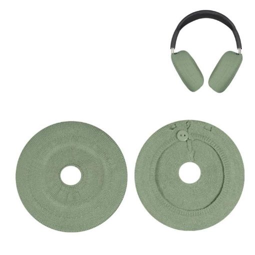 Apple AirPods Max Knitted Dust Covers, 2pcs (Green) - 1