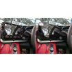 Gold Foil Carbon Fiber Screen Frame for Corvette C8 2020+ (Red) - 5