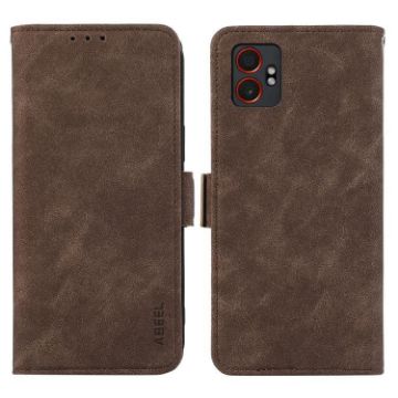 Samsung Galaxy XCover7 Pro Frosted Magnetic RFID Case (Brown) - 1