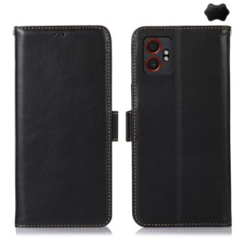 Samsung Galaxy XCover7 Pro Leather RFID Case, Black - 1