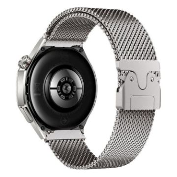 22mm xDfind Titanium Milanese Mesh Watch Band with Parachute Buckle - 1
