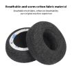 Cotton Replacement Earpads (1 Pair) for Beats Solo3/Solo2 - Black - 3