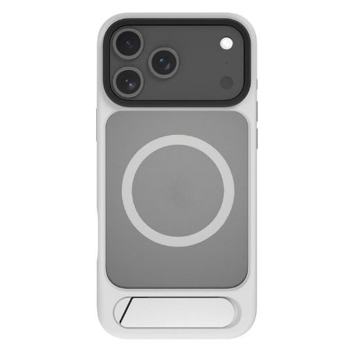 iPhone 17 Pro MagSafe Grey White TPU Hybrid Case - 1