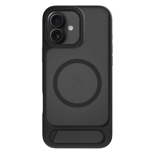 iPhone 17 Kalebol MagSafe Hybrid Case - Invisible Tilt Holder (Black) - 1