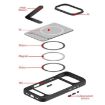 iPhone 14 Kalebol MagSafe Case: Invisible Tilt Holder (Desert Gold) - 6