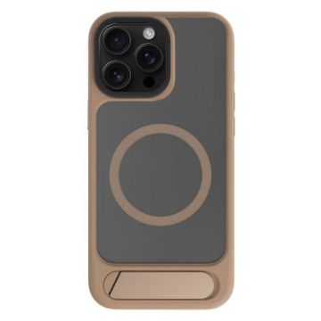 iPhone 14 Pro MagSafe Tilt Holder PC TPU Case - Desert Gold - 1