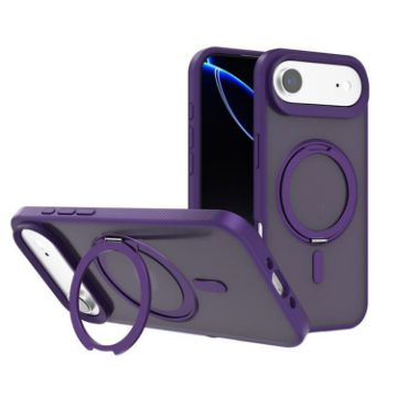 iPhone 17 Air Kalebol MagSafe Rotating Holder Case - Deep Purple - 1