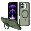 iPhone 16 Plus Kalebol MagSafe Rotating Holder Case (Deep Green) - 1