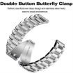 16mm Titanium Alloy Watch Band - Three Beads Flat Buckle Grey - 4