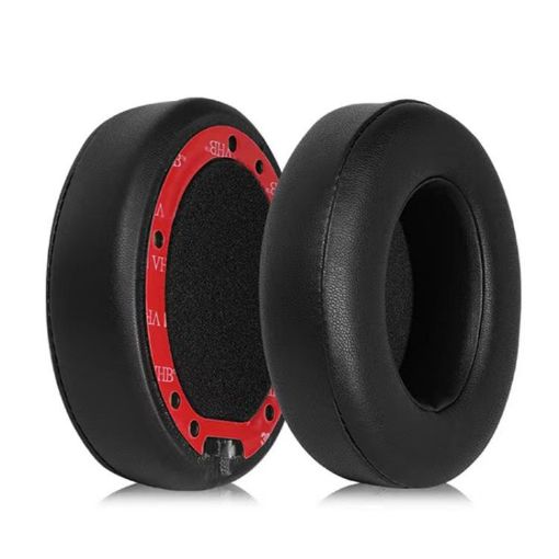 Replacement Protein Leather Earpads for Beats Studio3/2 (Black) - 1