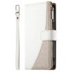 Samsung Galaxy S25 Edge 5G White Wallet Leather Case with Strap - 2