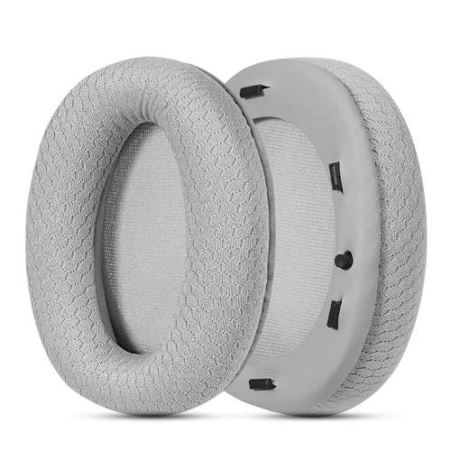 Mesh Snap-on Earpads for EDIFIER W800BT PLUS (2pcs, Grey) - 1