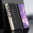 Huawei Mate Xs 2 GKK Electroplated Leather Flip Case (Black) - 1