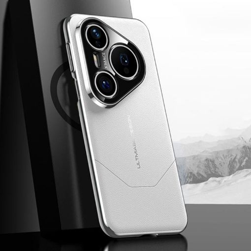 Huawei Pura 80 Pro/Pro+ 5G Electroplated Imitation Phone Case (White) - 1