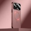 iPhone 14 Kalebol MagSafe Frosted PC Case (Wine Red) - 1