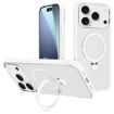 iPhone 17 Pro Kalebol Metal Lens Frame MagSafe Frosted White Case - 1