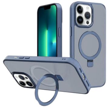 iPhone 13 Pro Max Sierra Blue Metal Lens Frame MagSafe Case - 1