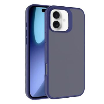 Kalebol Frosted PC Hybrid TPU Case for iPhone 17 (Blue) - 1