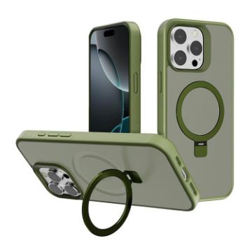 iPhone 16 Pro Max Kalebol Frosted MagSafe Case (Deep Green) - 1