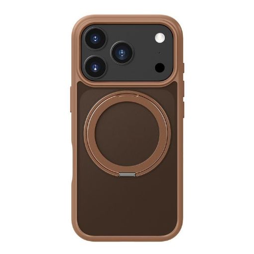 iPhone 17 Pro Kalebol MagSafe Frosted Holder Case (Desert Gold) - 1