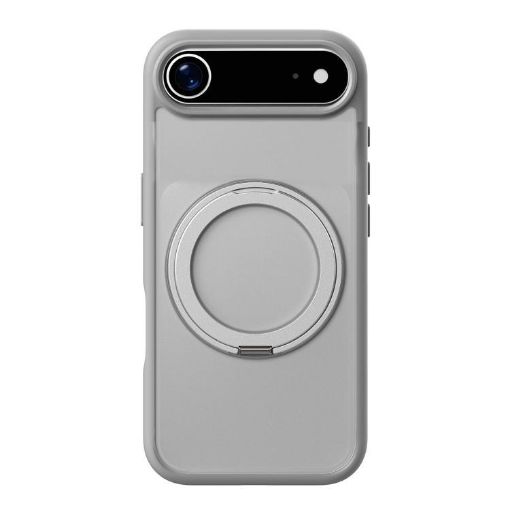 iPhone 17 Air Kalebol Frosted MagSafe Acrylic Hybrid Case (Grey) - 1