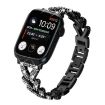 Black Diamond Metal Watch Band for Apple Watch 42-49mm - 1