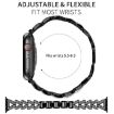Black Diamond Metal Watch Band for Apple Watch 42-49mm - 2