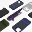 iPhone 17 Pro Kalebol Frosted Dark Purple Hybrid Phone Case - 2