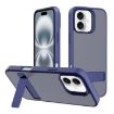 iPhone 16 Plus Kalebol Royal Blue Frosted Phone Case Holder - 1