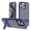 iPhone 15 Pro Kalebol Frosted Royal Blue Hybrid Phone Case - 1