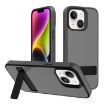 iPhone 14 Kalebol Frosted Hybrid Phone Case (Black) - 1