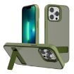 For iPhone 13 Pro Deep Green Kalebol Frosted Hybrid Phone Case - 1