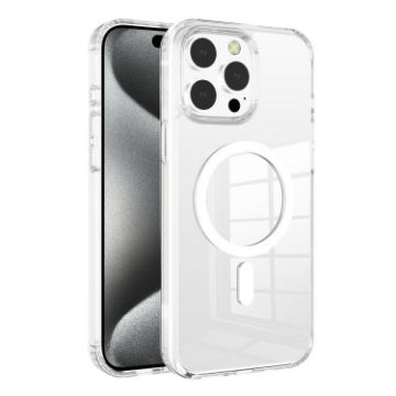 iPhone 15 Pro Max Kalebol Clear MagSafe TPU Case (Transparent) - 1