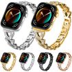 Rose Gold Twist Diamond Metal Band for Huawei Watch Fit 4/4 Pro/3 - 6