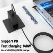 1.8m 140W Type-C to DC Laptop Charger Cable for HP, DC7.4x5.0mm - 4