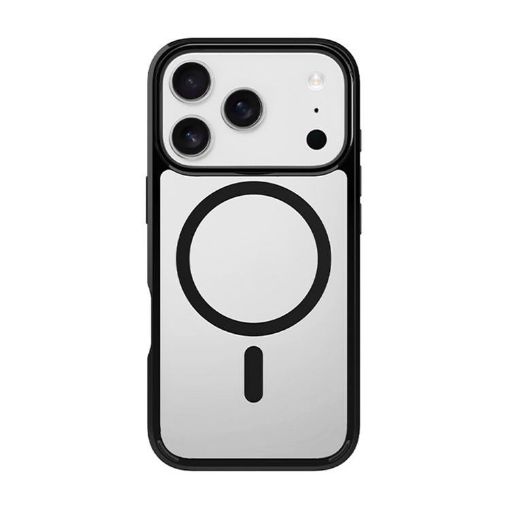 iPhone 17 Pro Max Kalebol Clear MagSafe Shockproof Case (Black) - 1