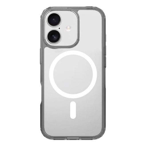 iPhone 17 Grey Kalebol Shockproof MagSafe Clear Hybrid Case - 1
