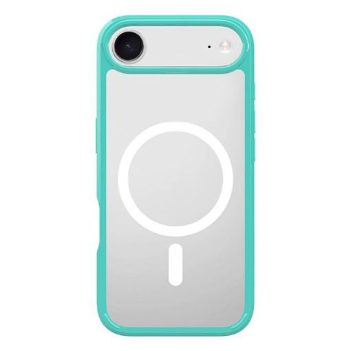 iPhone 17 Air Kalebol Clear MagSafe Green Shockproof Case - 1