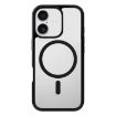 iPhone 16 Kalebol Clear MagSafe Shockproof Case (Black) - 1