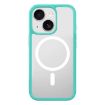 iPhone 15 Plus Kalebol MagSafe Clear Shockproof Case (Green) - 1