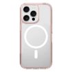 iPhone 14 Pro Kalebol Clear MagSafe Shockproof Case (Pink) - 1