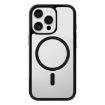iPhone 13 Pro Max Clear MagSafe Hybrid Shockproof Case (Black) - 1