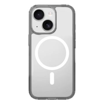 iPhone 13 Clear MagSafe Shockproof Case by Kalebol (Grey) - 1